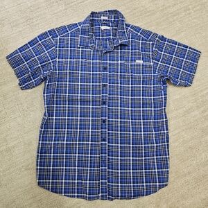 Columbia Blue Plaid Men's Shirt